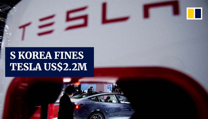 South Korea fines Tesla US$2.2 million for false advertising on the ...