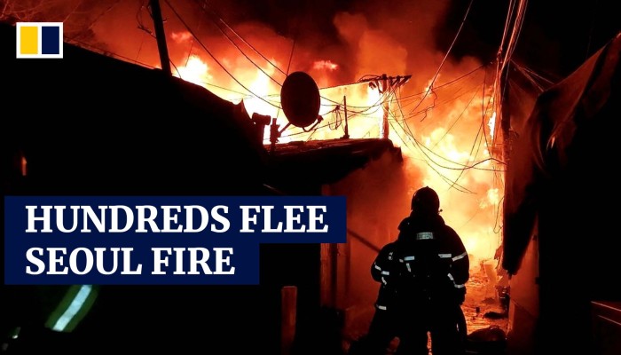 How Could This Happen Hundreds Flee As Fire Rips Through Slum In
