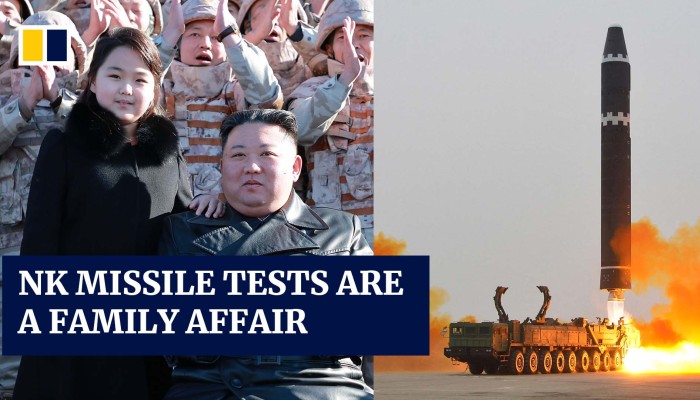 North Korea S First Daughter Watches New Missile Launch Alongside