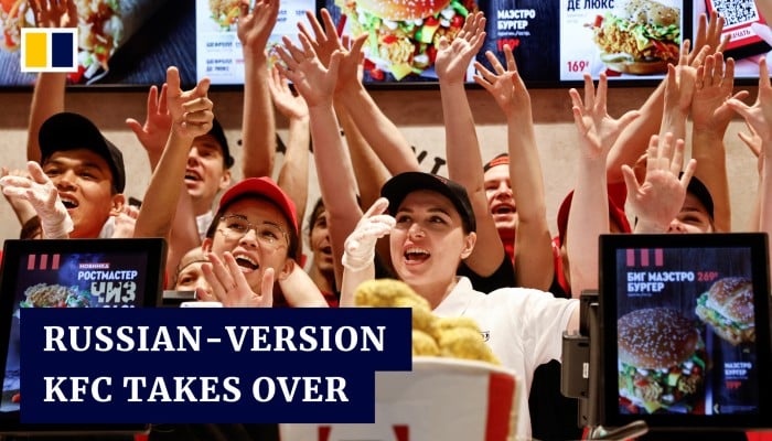 Nostalgic fried chicken brand takes over KFC in Russia | South China ...