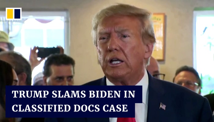 Donald Trump Slams US President Biden After Pleading Not Guilty In ...