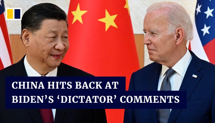 Beijing Hits Back At Us President S Dictator Comments As Violating Beijing Hits Back At Us President S Dictator Comments As Violating
