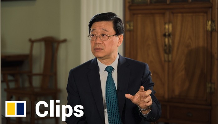 Hong Kong leader John Lee explains strategy to promote city's image abroad | South China Morning Post