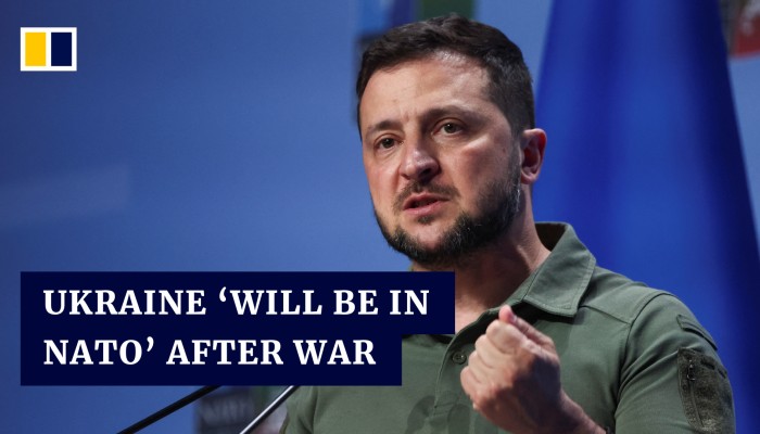 Ukraines Leader Says Nato Summit End A ‘big Positive Despite No Timeline For Kyiv Membership