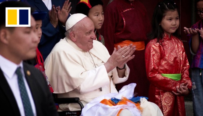 Pope Francis starts first visit to Mongolia, a nation of 1,400 ...