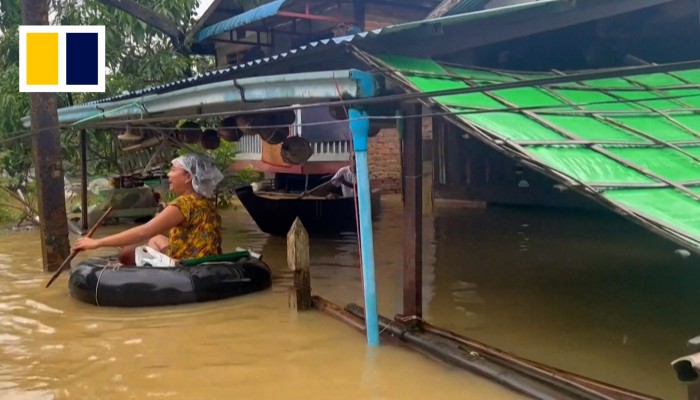 Thousands of people displaced in Myanmar as record rainfall triggers ...