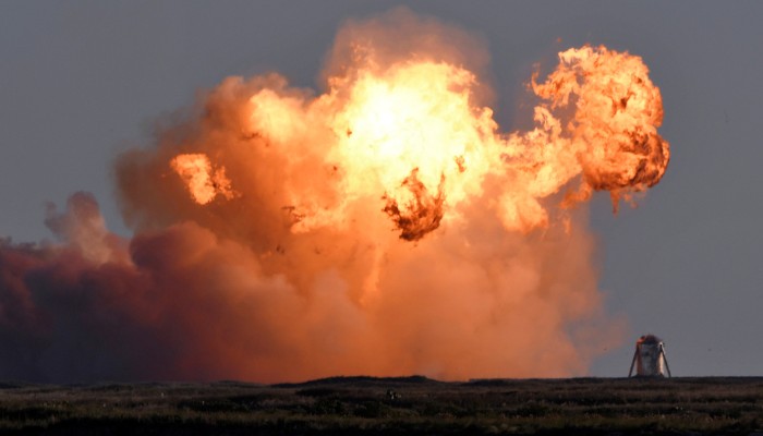 Second Spacex Starship Prototype Rocket Explodes During Landing South China Morning Post