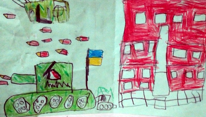 Ukrainian children's war drawings featured in online gallery | South China  Morning Post