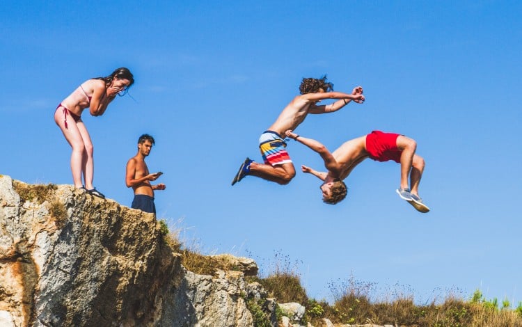 Full of testosterone and with a brain that is still developing, young men can be less likely to look before they leap. Doctors explain the factors behind risky behaviour in males, and how to promote healthy risk-taking in teens. Photo: Shutterstock