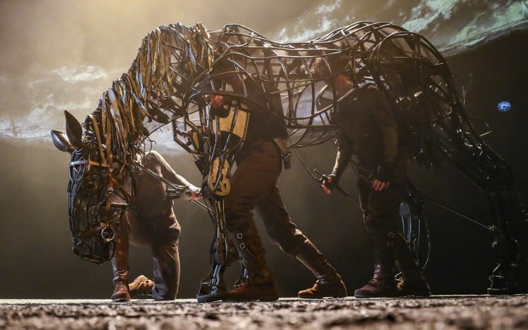 A scene from War Horse, performed at the Hong Kong Academy for Performing Arts in 2019. The award-winning British play is one of many artworks made over the centuries with a strong equine focus. Photo: Winson Wong