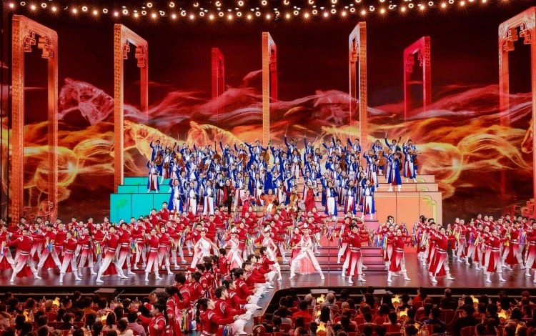 A rehearsal for China Central Television’s Spring Festival Gala 2026. Photo: Handout