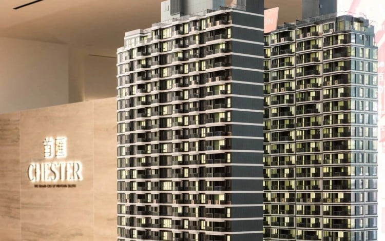 The Chester has 241 flats with layouts from one to four bedrooms. Photo: Handout