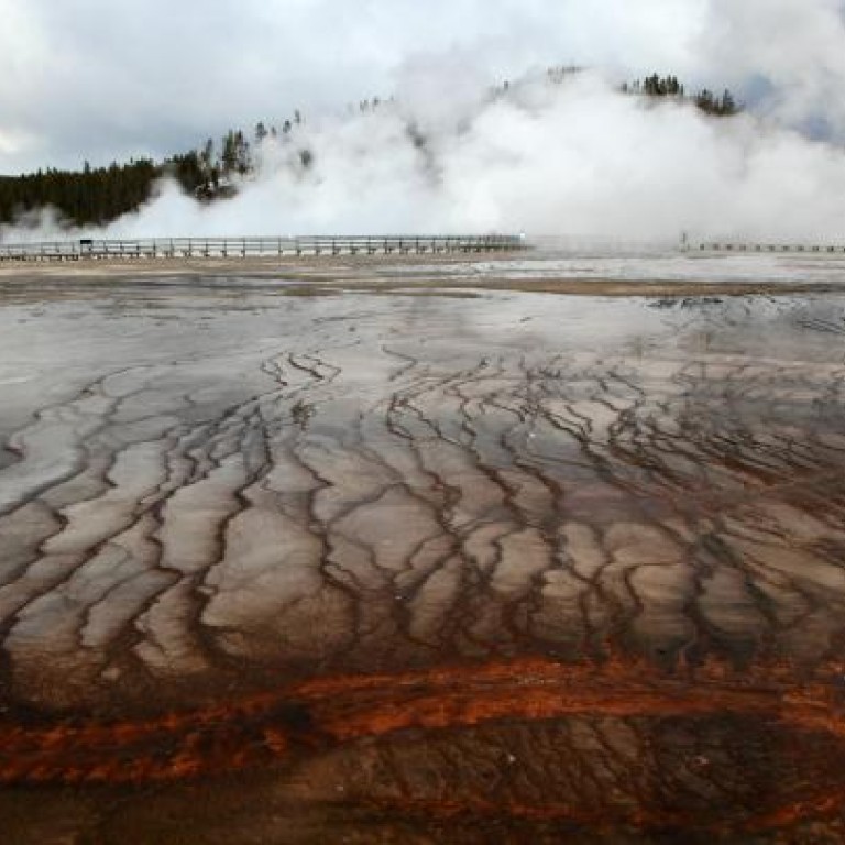 Yellowstone National Park, founded in 1872, is the world's first national park. It's also home to one of the world's largest calderas with more than 300 geysers and 290 waterfalls. Photos: Corbis