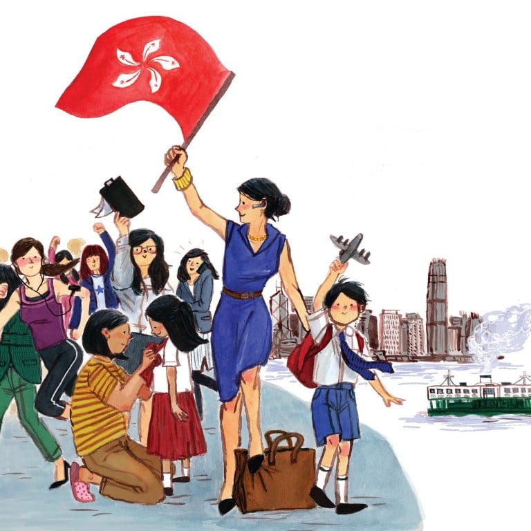 Working in Hong Kong is different from working in Britain because of Hong Kong's strong work ethic