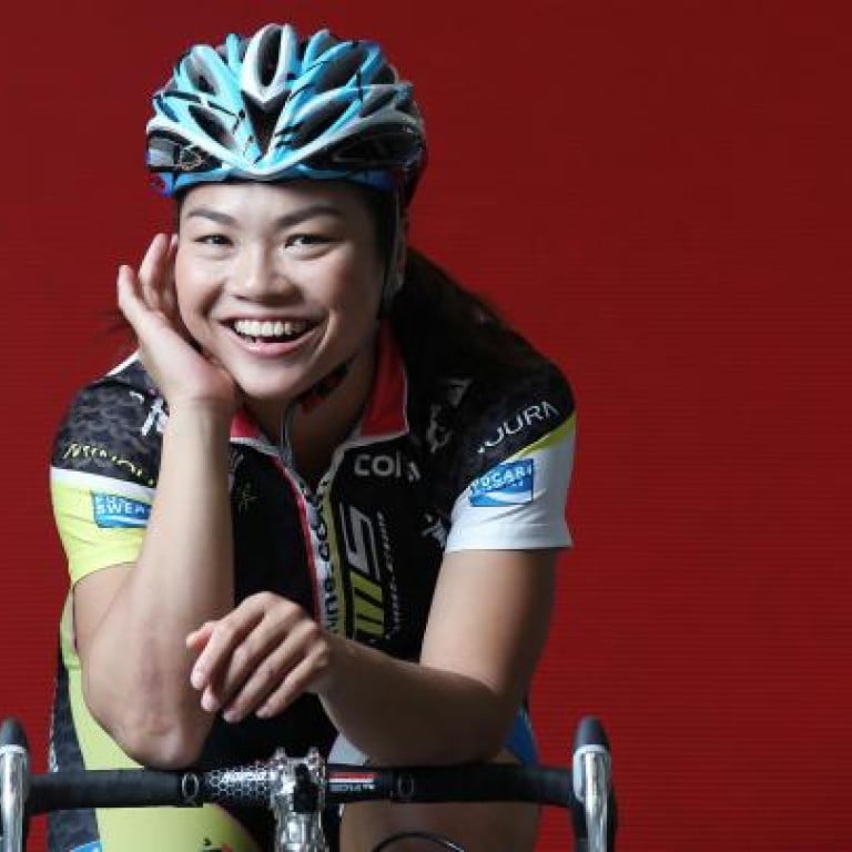 Lee Wai-sze trains almost every day, working out and spending long hours on the bicycle, and discussing training routines and tactical approaches with her coach. Photo: SCMP