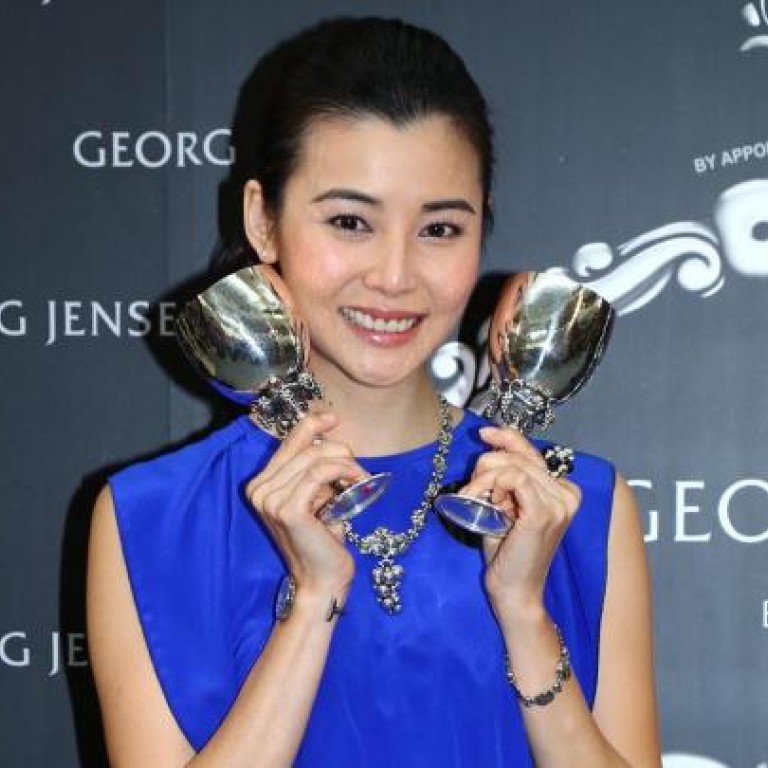 Yoyo Mung opens Jensen silverware show at IFC South China