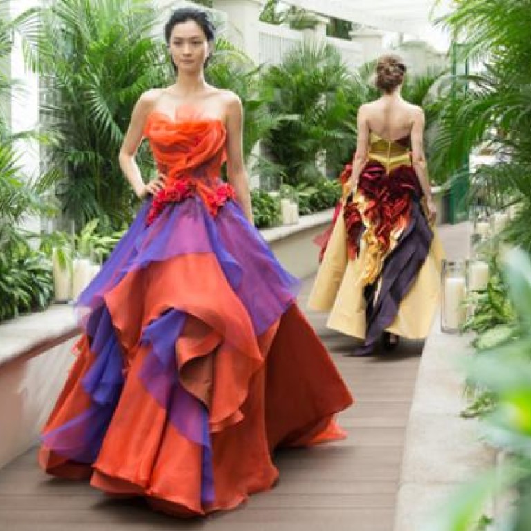 Gowns inspired by corals