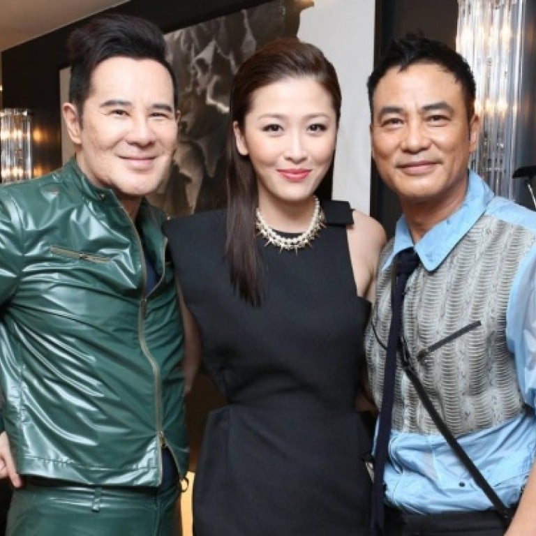 (From left) Kam Kwok-leung, Niki Chow and Simon Yam