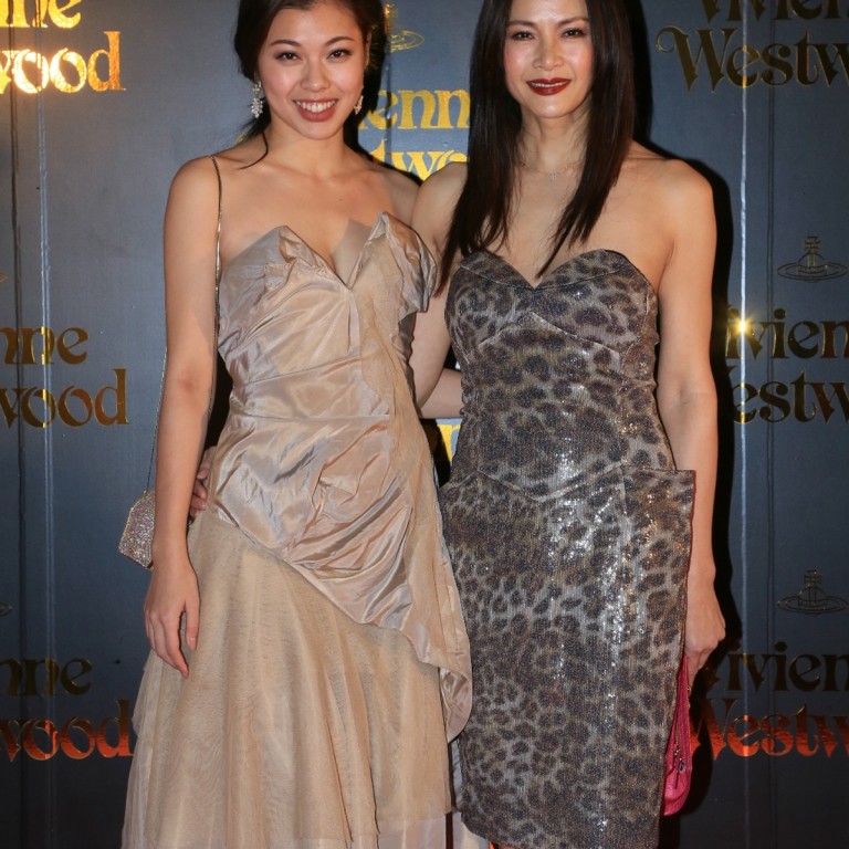Kayla Wong and Janet Ma enjoy mother-daughter time at the show