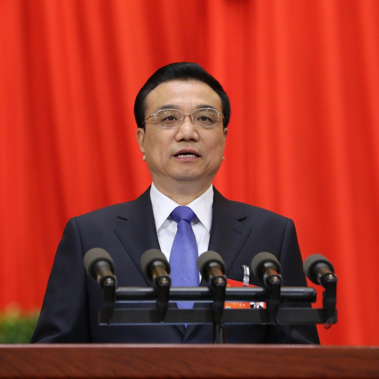 Li Keqiang Gives Straight Talk To Npc Delegates South China Morning Post 5735