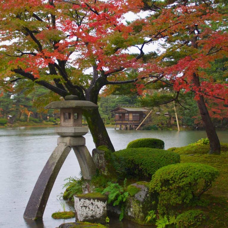 The gardens at historic Kanazawa are famed as among the three greatest in Japan.