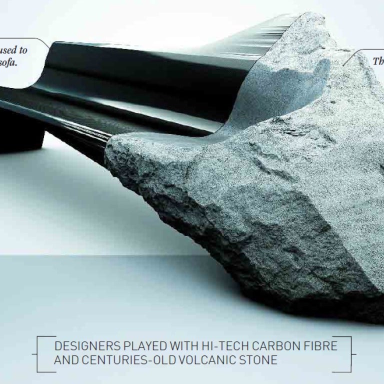 Is this volcanic stone and carbon fibre sofa worth HK$1.44 million?