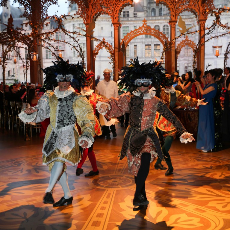 Masquerade dancers entertained at the magical extravaganza