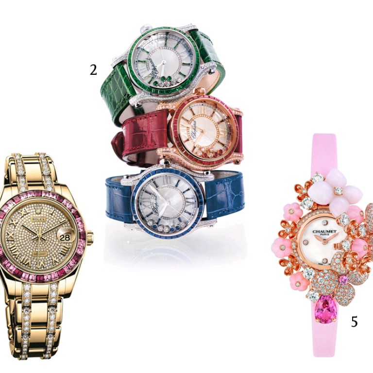 Colourful and elegant watches for the ladies