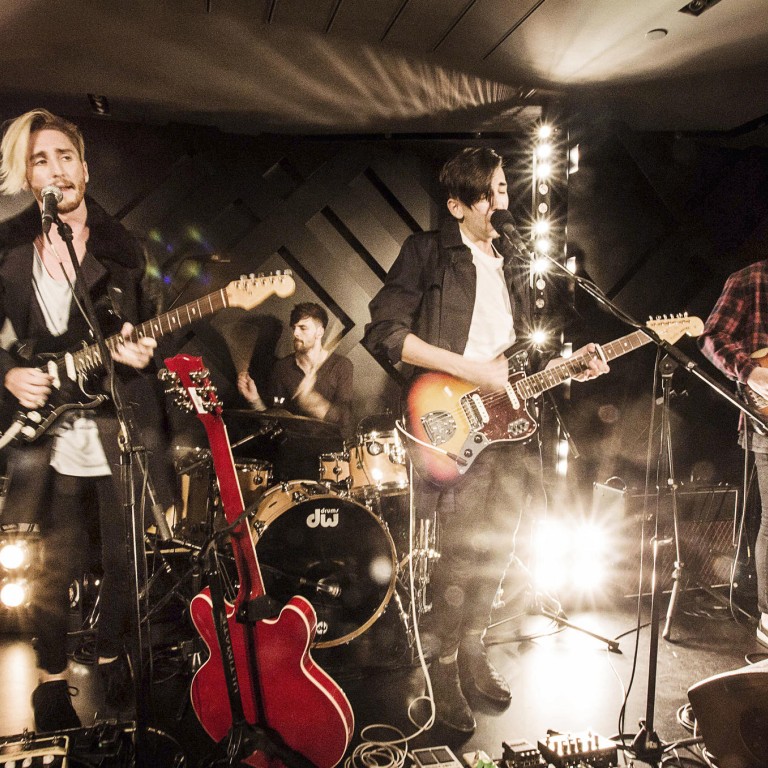 The British band Wolf Alice rocked the photo exhibition