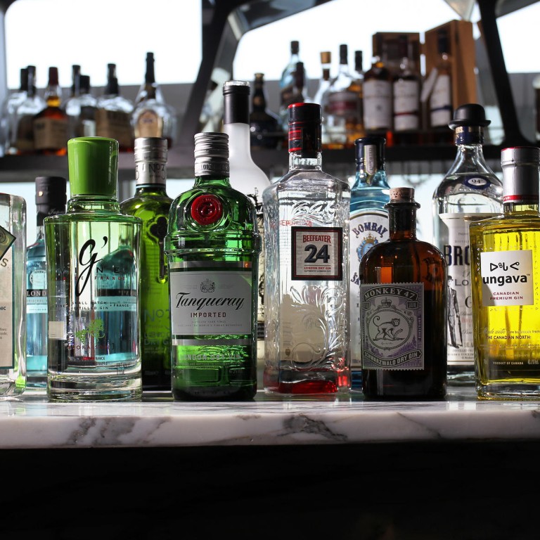 Ozone Bar at The Ritz-Carlton Hong Kong offers many varieties of gin. Photo: May Tse