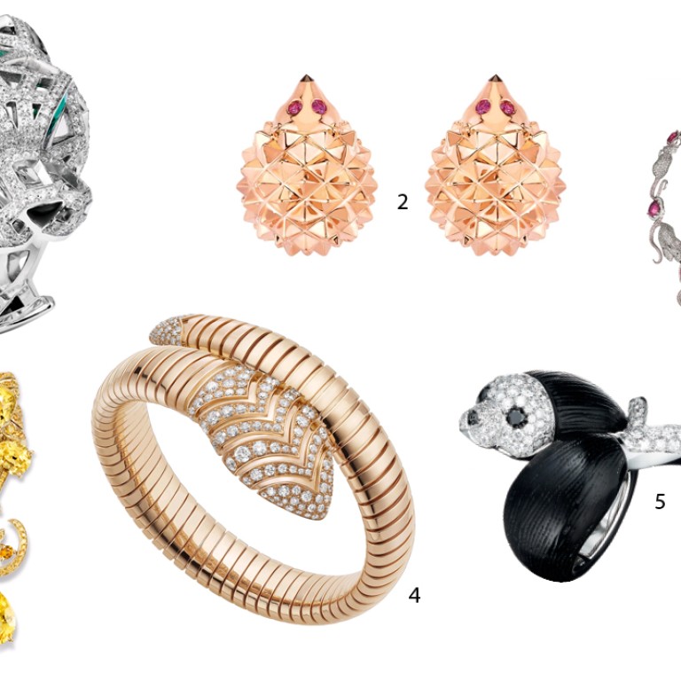 6 high jewellery pieces inspired by animals