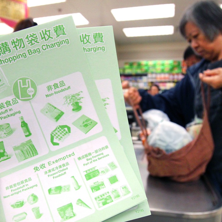 Plastic bag levy confuses Hong Kong shoppers as full scheme comes into