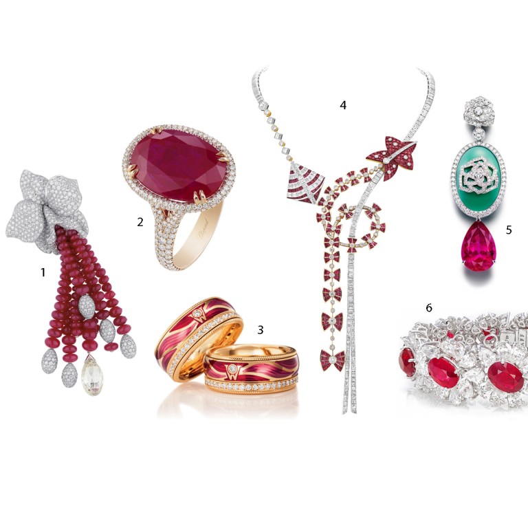 Red is the new trend in luxury jewellery