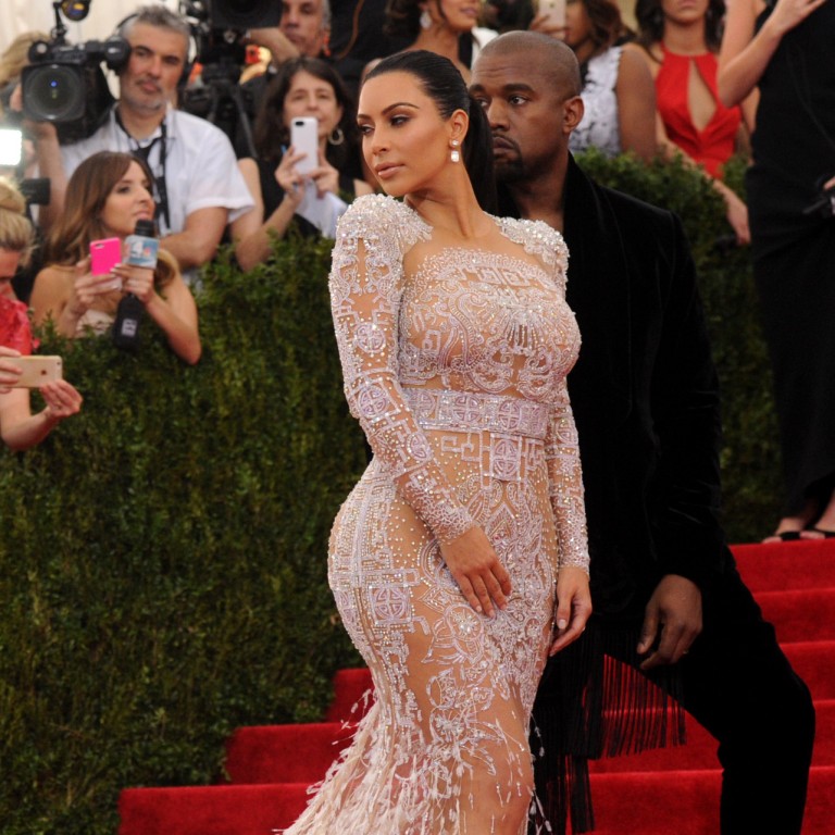 At the Met Gala, Kim Kardashian was spotted wearing Roberto Cavalli on the red carpet.