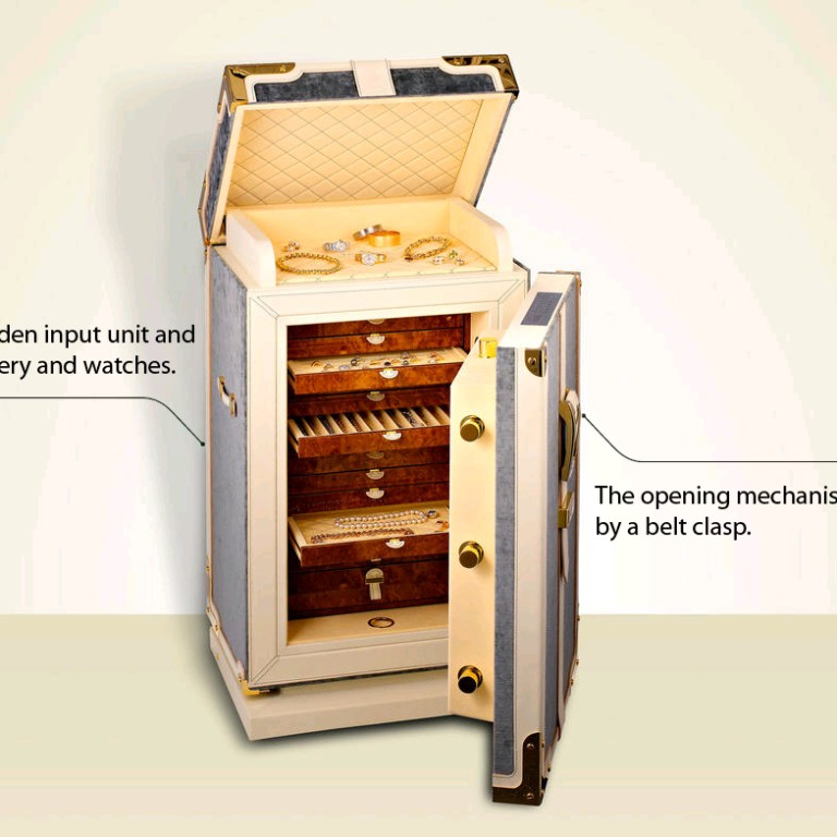 Customisable Pauline Safe from Döttling features electronic locking system with maximum security