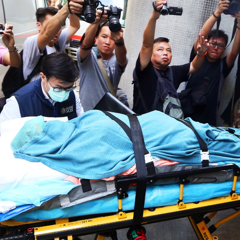 Hong Kong burns victim of Taiwan dust party explosion returns to city