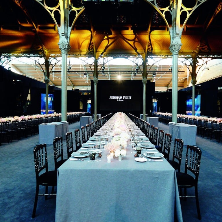The lavish setting at Carreau du Temple