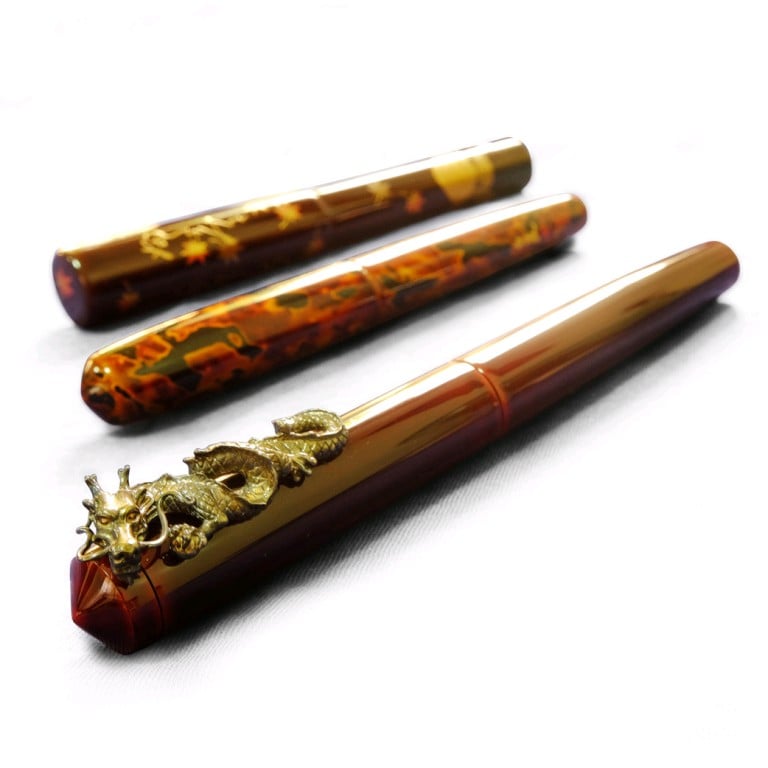 Pens from Edison Pen Co are intricately designed.