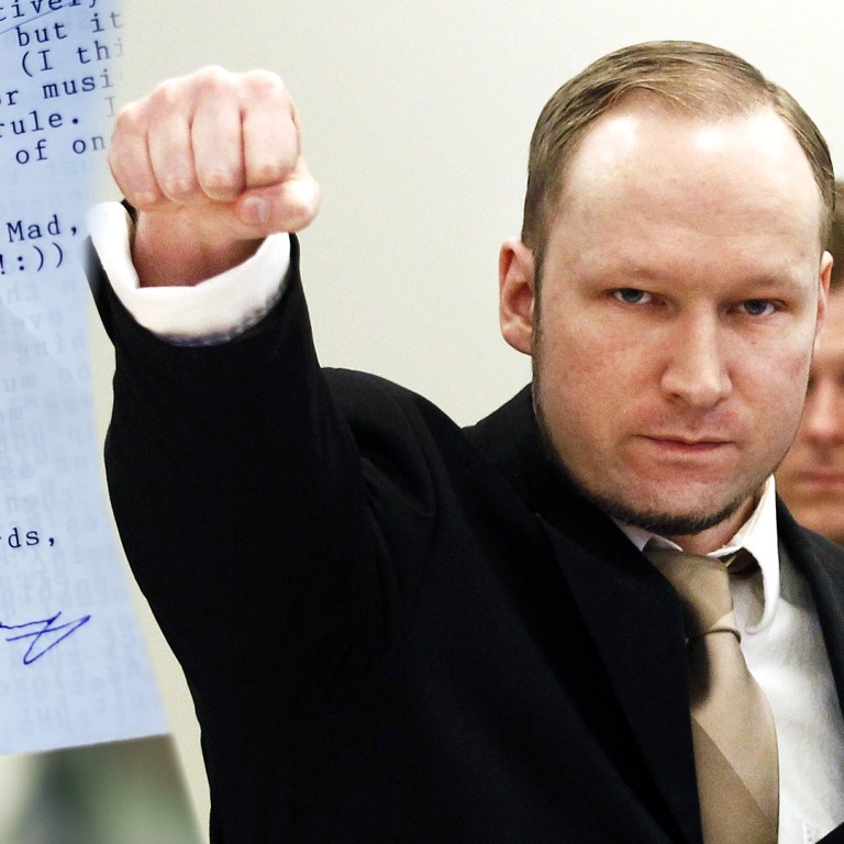 Anders Behring Breivik South China Morning Post