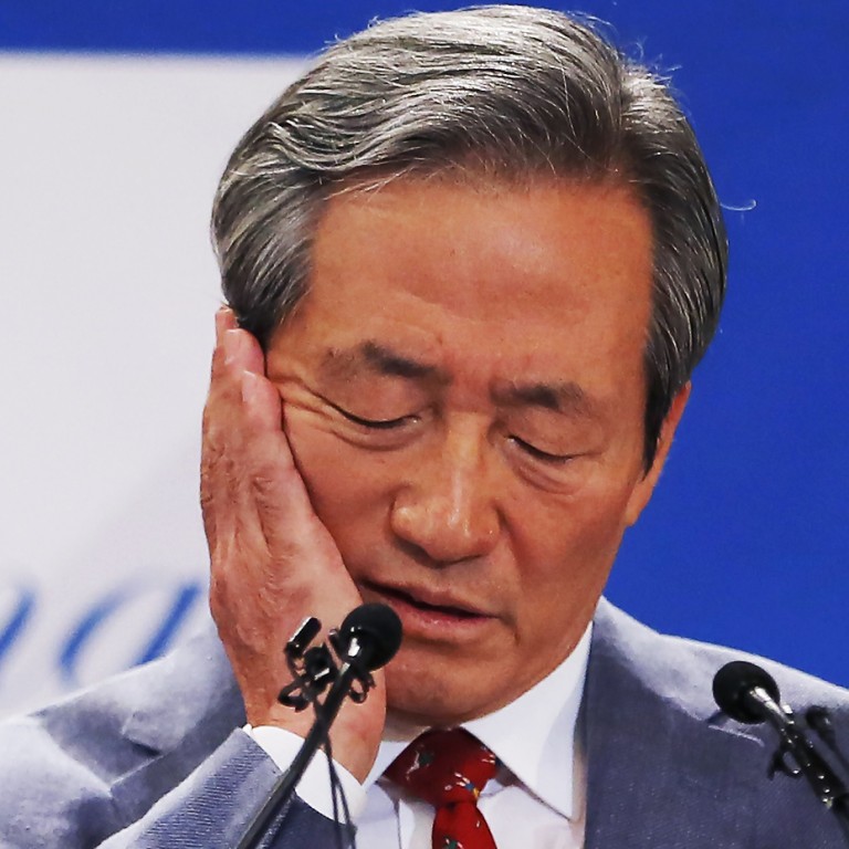 Presidential candidate Chung Mong-joon warns of unprecedented