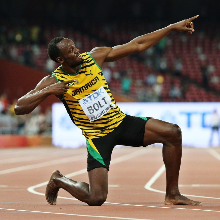 Zip 103 FM - Jamaica's athletics icon Usain Bolt has moved to trademark a  logo showing his signature 'To the World' victory celebration pose. The  retired sprinter submitted an application in the