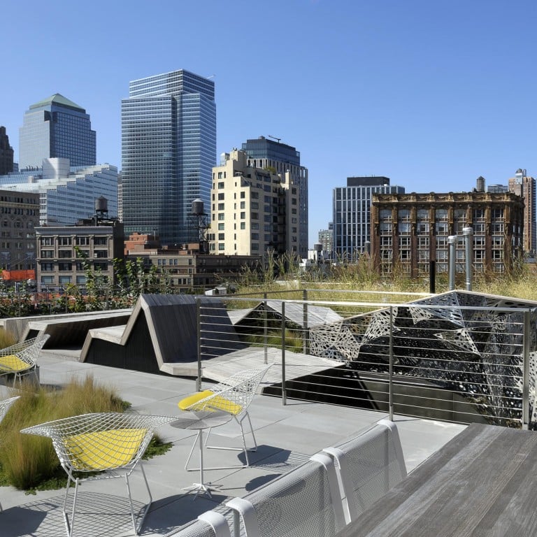 The owner can enjoy spectacular views of New York City from the roof. Photography: Gianni Franchellucci/Living Inside