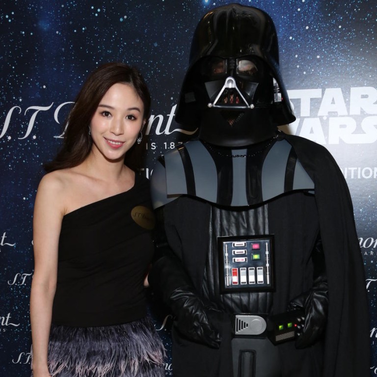 Anina Ho encounters Darth Vader at thelaunch party #stylescmp