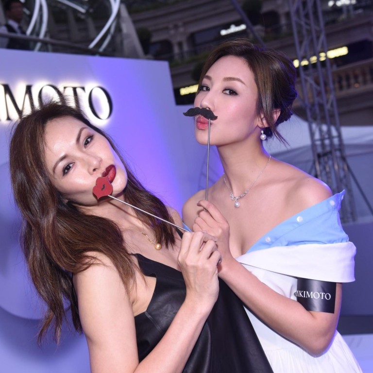 Janet Ma and Mikki Yao are in a party mood at the Mikimoto cocktail event #stylescmp