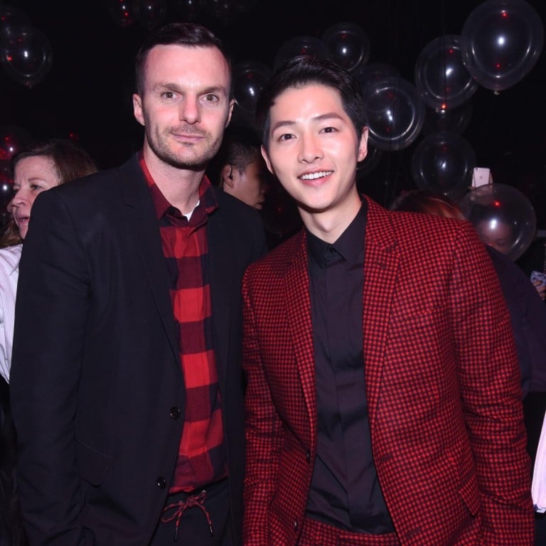 Korean superstar Song Joong-ki, an avid Dior fan, meets Dior Homme creative director Kris Van Assche #stylescmp