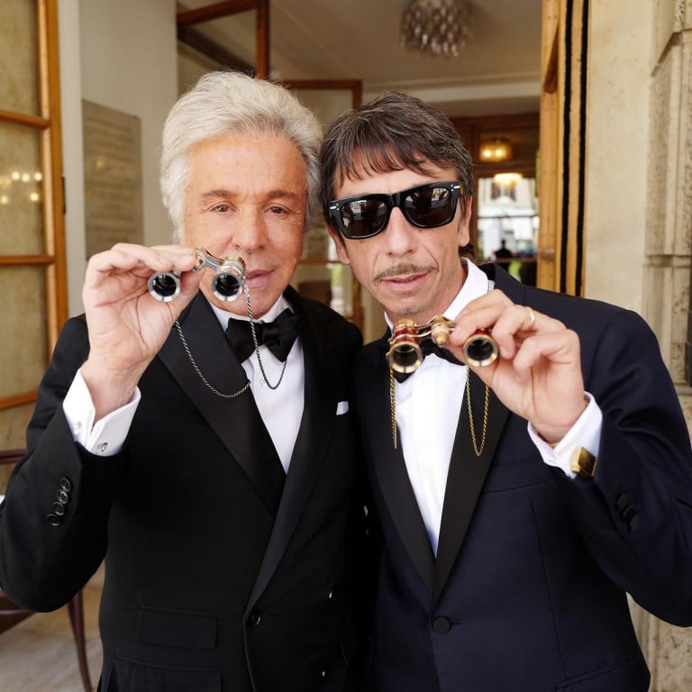 Giancarlo Giammetti and Pierpaolo Piccioli are excited to see the show.