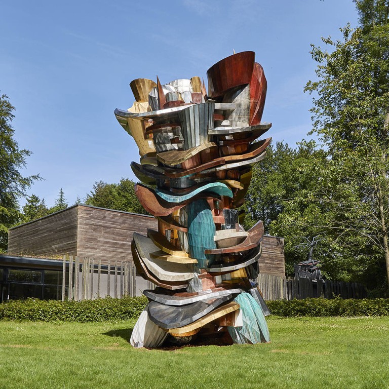 Wang Yuyang’s Untitled 1 series - Identity. Using 3D rendering and modelling software, he converted one of the most iconic and influential texts in modern history – Karl Marx’s ‘Capital: Critique of Political Economy’ – into a binary code that entirely determined the material, colour and structure of the sculptural outcome. Photo: Barney Hindle