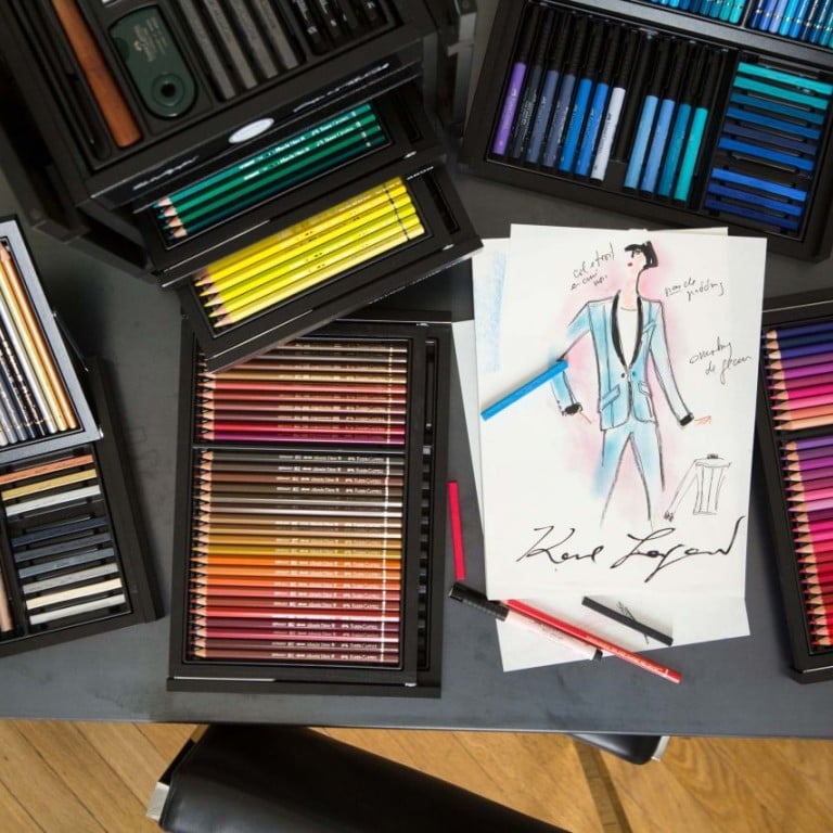 Karl Lagerfeld collaborates with Faber-Castell for US$3,000 art supply kit