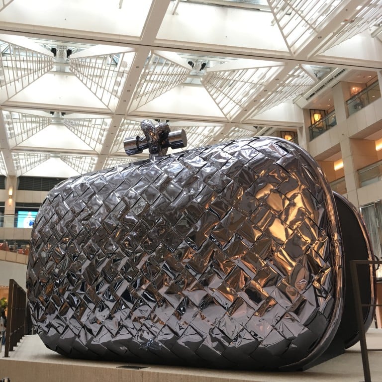 Bottega Veneta unveils secrets behind Intrecciato bags at Landmark Atrium in Hong Kong