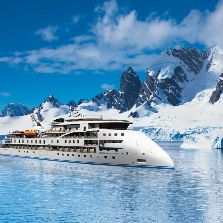 The ship, which uses patented technology for smoother sailing to the Arctic and the Antarctic, is designed for small group expeditions